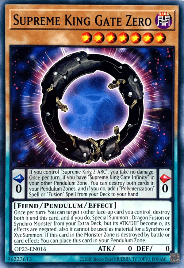 Supreme King Gate Zero - OP23-EN016 Common Unlimited