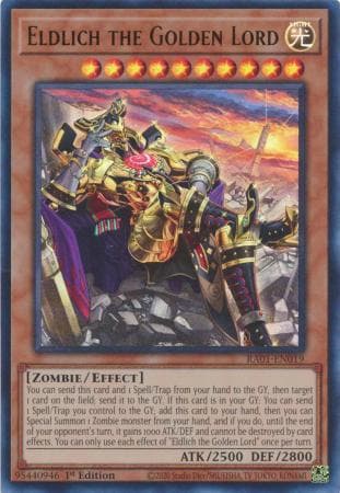 Eldlich the Golden Lord - RA01-EN019 Ultra Rare 1st Edition (Alt Art)