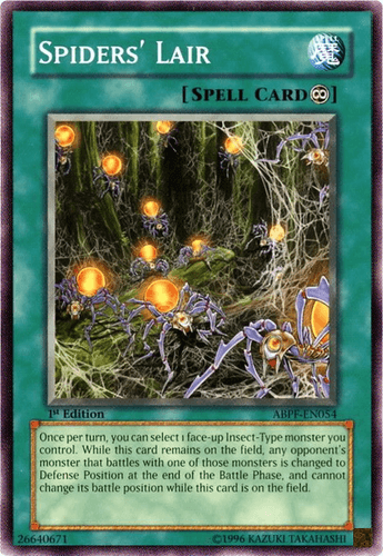 Spiders' Lair - ABPF-EN054 Common 1st Edition