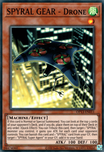 SPYRAL GEAR - Drone - OP13-EN011 Super Rare Unlimited