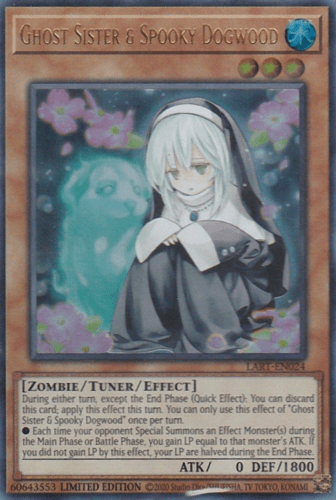 Ghost Sister & Spooky Dogwood - LART-EN024 Ultra Rare Limited Edition