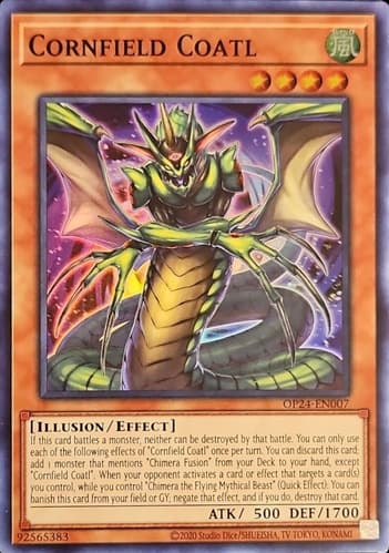 Cornfield Coatl - OP24-EN007 Super Rare Unlimited