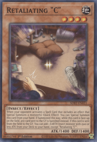 Retaliating "C" - SDBT-EN011 Common 1st Edition