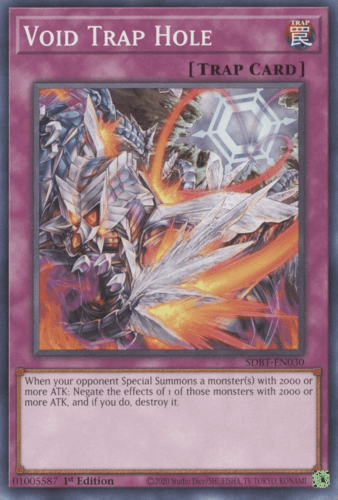 Void Trap Hole - SDBT-EN030 Common 1st Edition