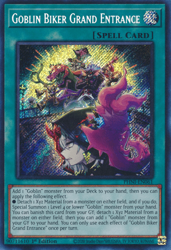 Goblin Biker Grand Entrance - PHNI-EN061 Secret Rare 1st Edition