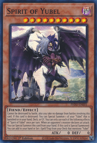 Spirit of Yubel - PHNI-EN001 Super Rare 1st Edition