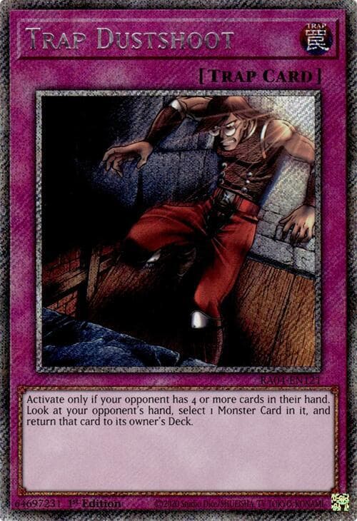 Trap Dustshoot - RA04-EN121 Platinum Secret Rare 1st Edition