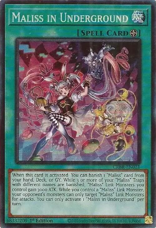 Maliss in Underground - CRBR-EN021 Collector's Rare 1st Edition