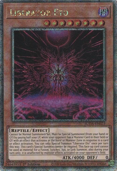 Liberator Eto - SUDA-EN023 Quarter Century Secret Rare 1st Edition