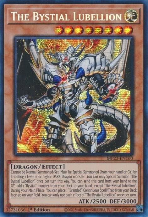 The Bystial Lubellion - MP23-EN160 Prismatic Secret Rare 1st Edition