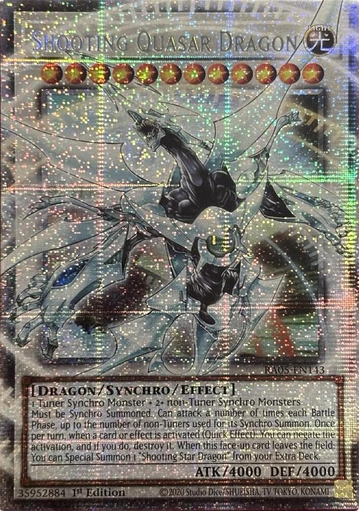 Shooting Quasar Dragon - RA05-EN143 Starlight Rare 1st Edition