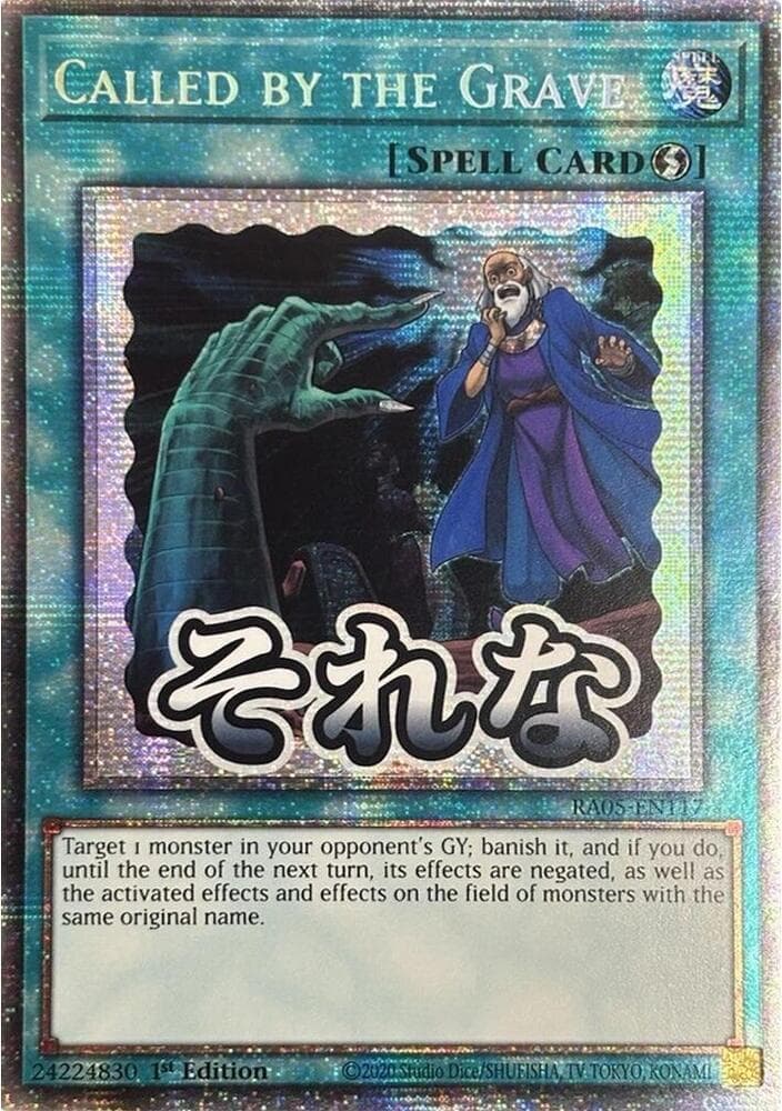 Called by the Grave - RA05-EN117 Starlight Rare 1st Edition