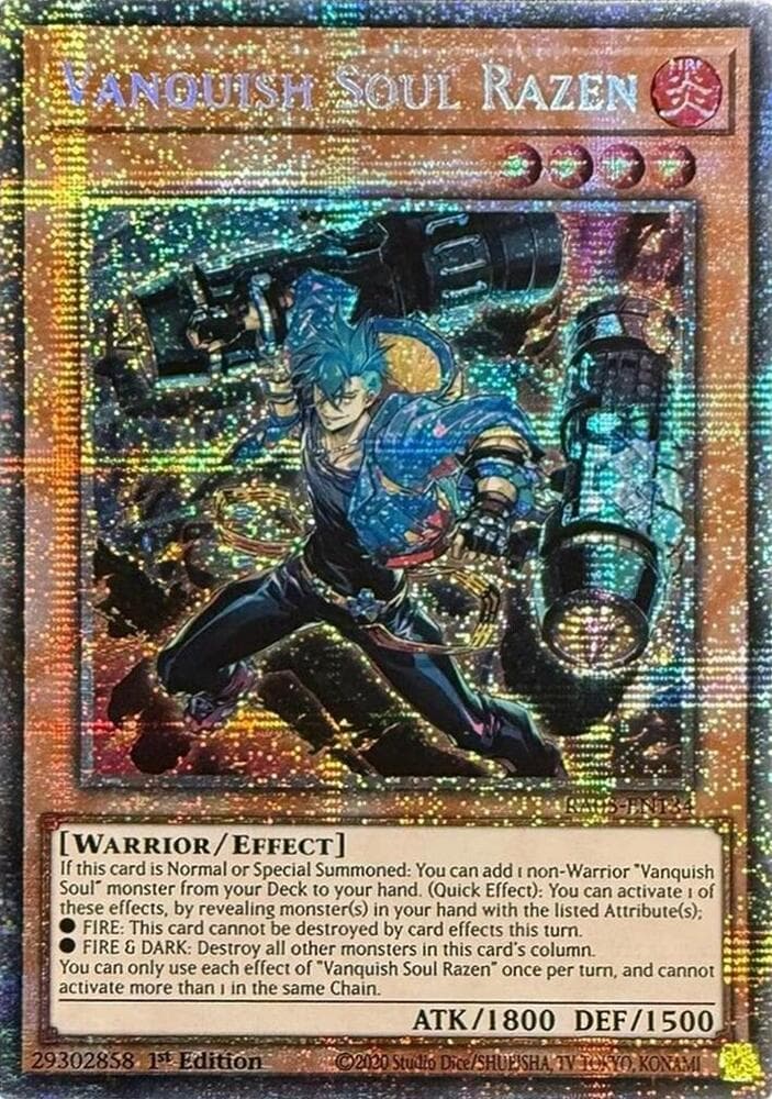 Vanquish Soul Razen - RA05-EN134 Starlight Rare 1st Edition
